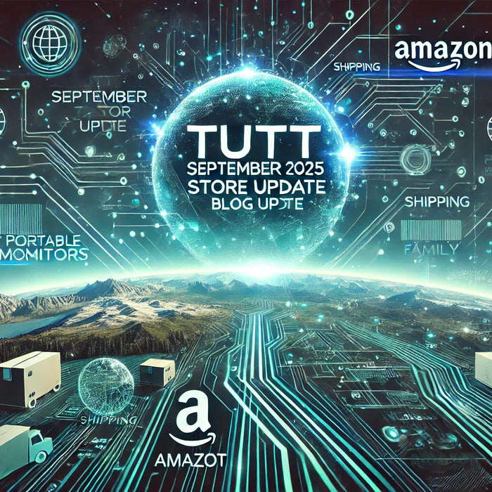 September 2025 Store Updates – DDP Shipping, Amazon EU Expansion, New Portable Monitor for Laptop, Family Organizer