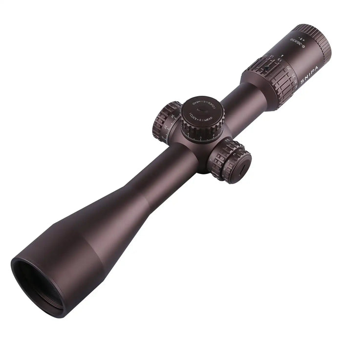 SNIPA™ WOLF ICE 6–36×56 FFP Tactical Rifle Scope – ED Lens | Illuminated MRAD Reticle, 34mm Tube, IPX7 | Tactical Mount & Sunshade Tube Included