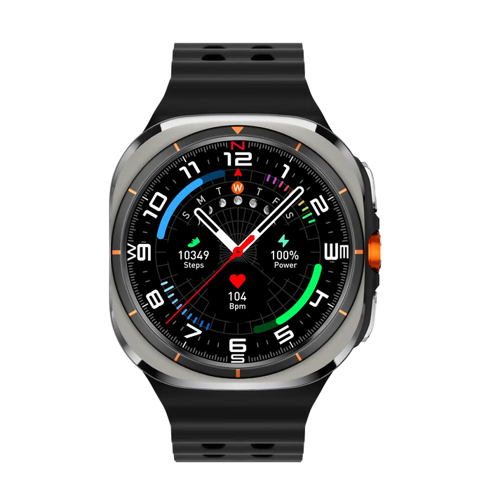 TUTT U8 Ultra 4G Android Smartwatch | AMOLED | GPS | Health & Connectivity Tools | 3GB+32GB | 180 Rotating Camera - TUTT