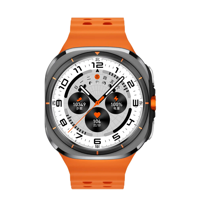 TUTT U8 Ultra 4G Android Smartwatch | AMOLED | GPS | Health & Connectivity Tools | 3GB+32GB | 180 Rotating Camera - TUTT