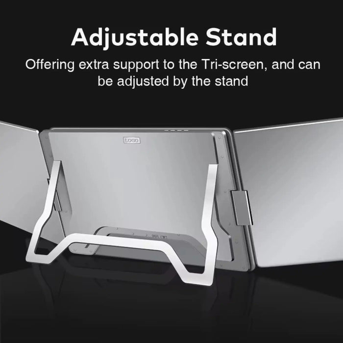 TUTT 16” Dual Screen Portable Monitor for Laptop | Single Cable Connection | 16:10 Ratio IPS, Stand-Alone Design | Windows, macOS, ChromeOS, Linux, and Android | S900 - TUTT