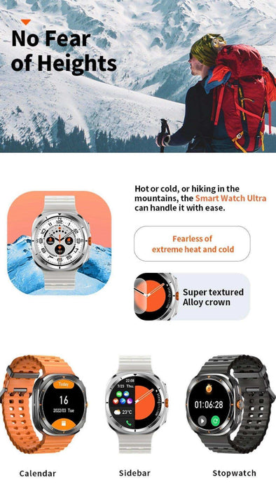 TUTT W7 Smart Watch for Men Women | 1.43” AMOLED Display | Advanced Fitness & Health Smartwatch - TUTT