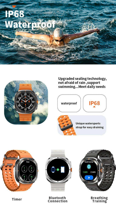 TUTT W7 Smart Watch for Men Women | 1.43” AMOLED Display | Advanced Fitness & Health Smartwatch - TUTT