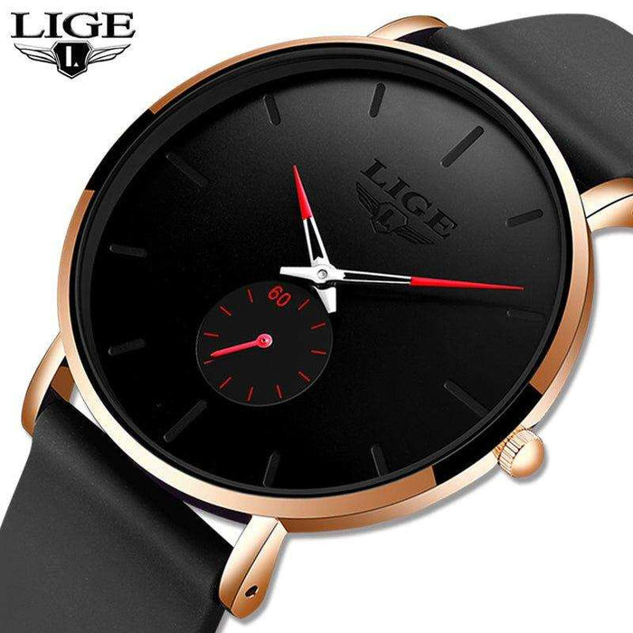 LIGE Men's Classic Quartz Watch | Ultra-thin | Waterproof 3ATM and scratch resistance surface | TUTT Exclusive - TUTT