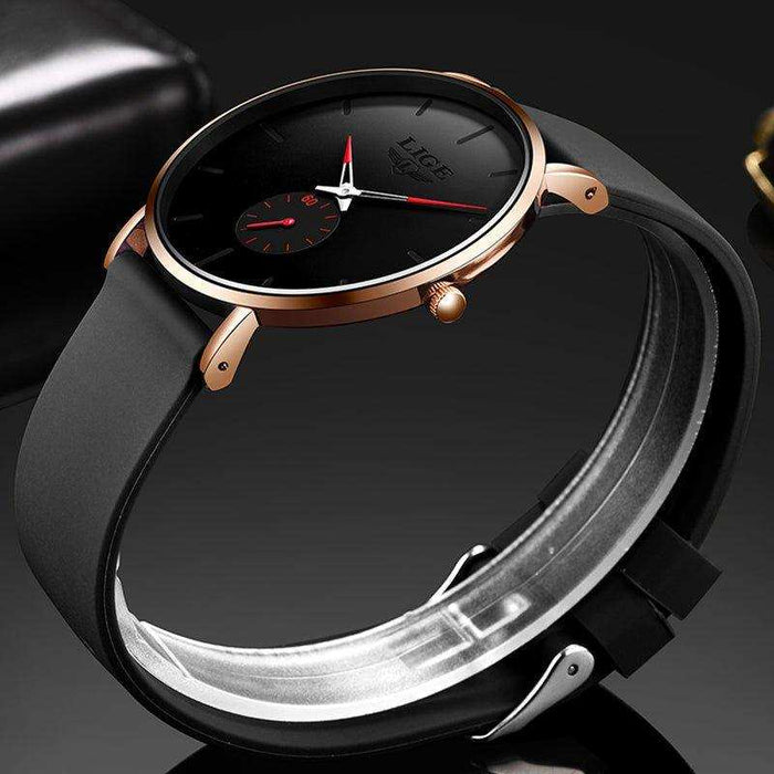 LIGE Men's Classic Quartz Watch | Ultra-thin | Waterproof 3ATM and scratch resistance surface | TUTT Exclusive - TUTT