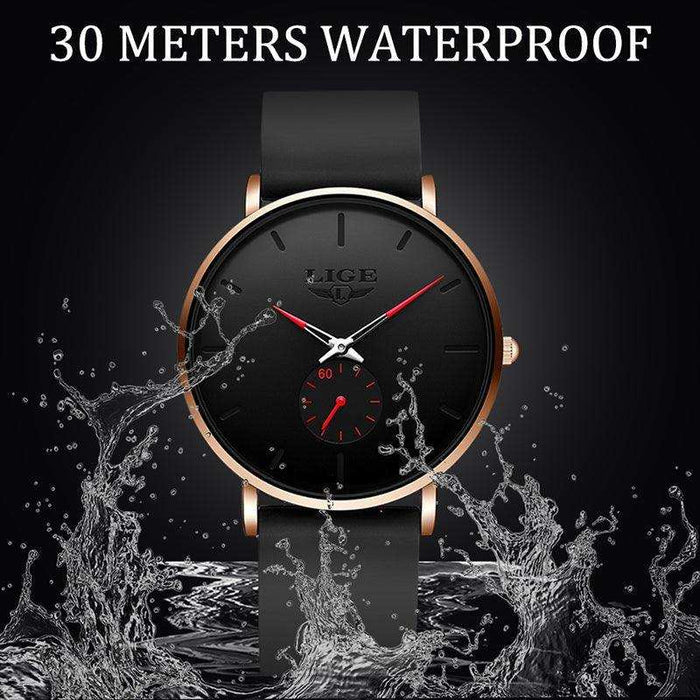 LIGE Men's Classic Quartz Watch | Ultra-thin | Waterproof 3ATM and scratch resistance surface | TUTT Exclusive - TUTT