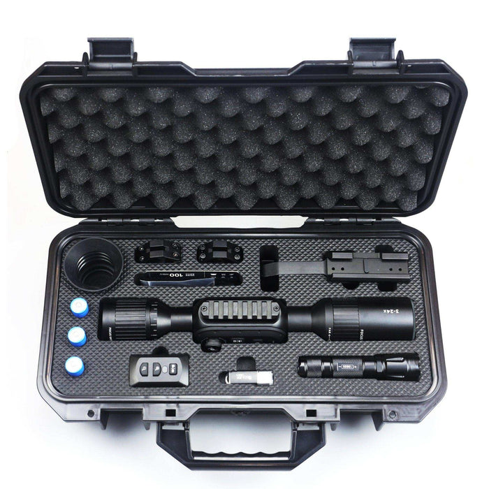 Tactical Night Vision Scope Monocular 3-24X Sony 4K Sensor Digital Day/Night WiFi iOS & Android - TUTT