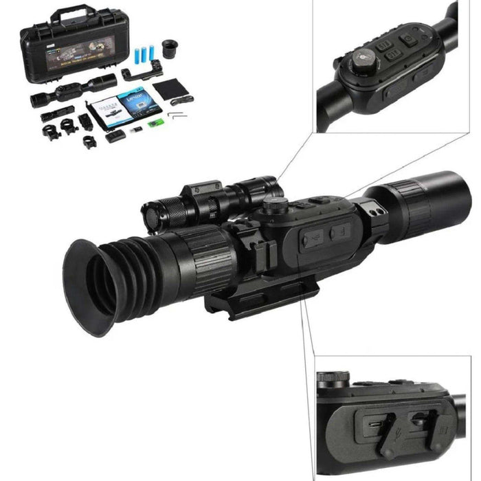 Tactical Night Vision Scope Monocular 3-24X Sony 4K Sensor Digital Day/Night WiFi iOS & Android - TUTT
