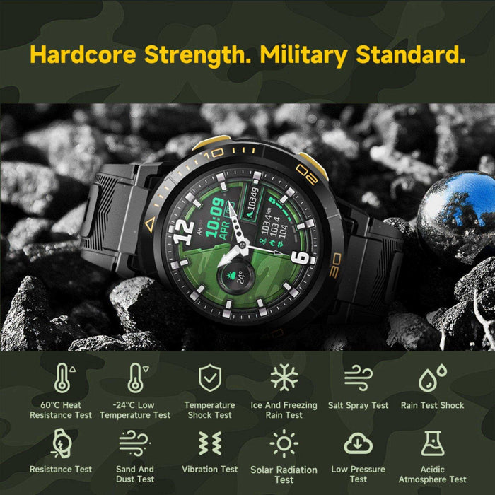 TUTT ZL1 Rugged Android AMOLED Smart Watch 4G GPS | 2MP HD Camera | IP68 1 ATM | 2GB-16GB ROM | Titanium Alloy - TUTT