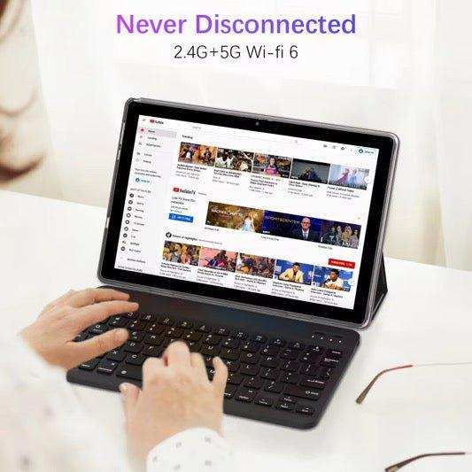 TUTT 11” Tablet Android 14 Keyboard, Mouse, Case, Stylus | 128GB ROM+16GB RAM Dual Camera 128GB SanDisk X9 - TUTT