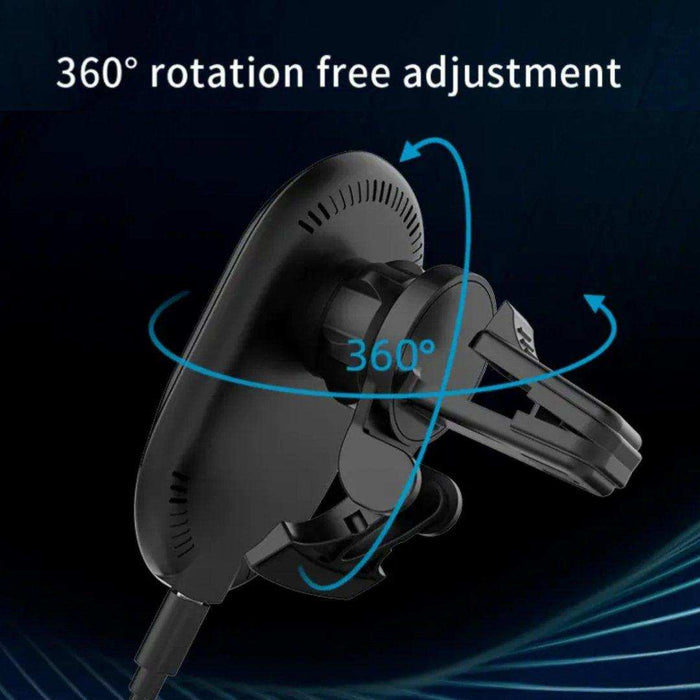TUTT 15W Qi Magnetic Wireless Car Phone Holder Charger 360° Adjustable Strong Magnetic Compatible with iPhone 15 14 13 12 Pro Plus Max Mini - TUTT