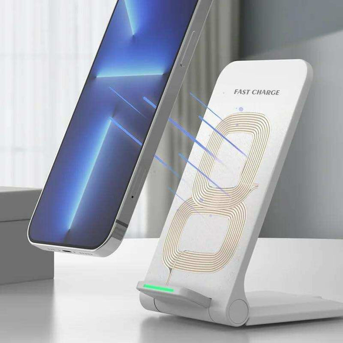 TUTT 15W Wireless Foldable Charger Stand Pad Compatible with iPhone - TUTT
