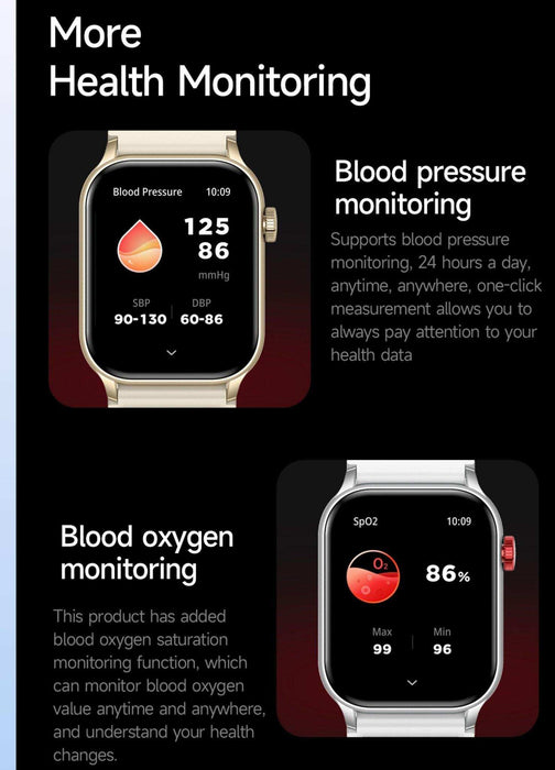 TUTT Smartwatch for Men Women 1.95” AMOLED Screen | Flashlight BT Call Health and Fitness Tracking | K8 Smart Watchht BT Call Health and Fitness Tracking | K8 Smart Watch - TUTT