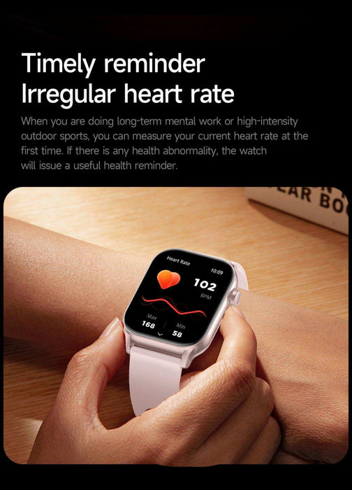 TUTT Smartwatch for Men Women 1.95” AMOLED Screen | Flashlight BT Call Health and Fitness Tracking | K8 Smart Watchht BT Call Health and Fitness Tracking | K8 Smart Watch - TUTT