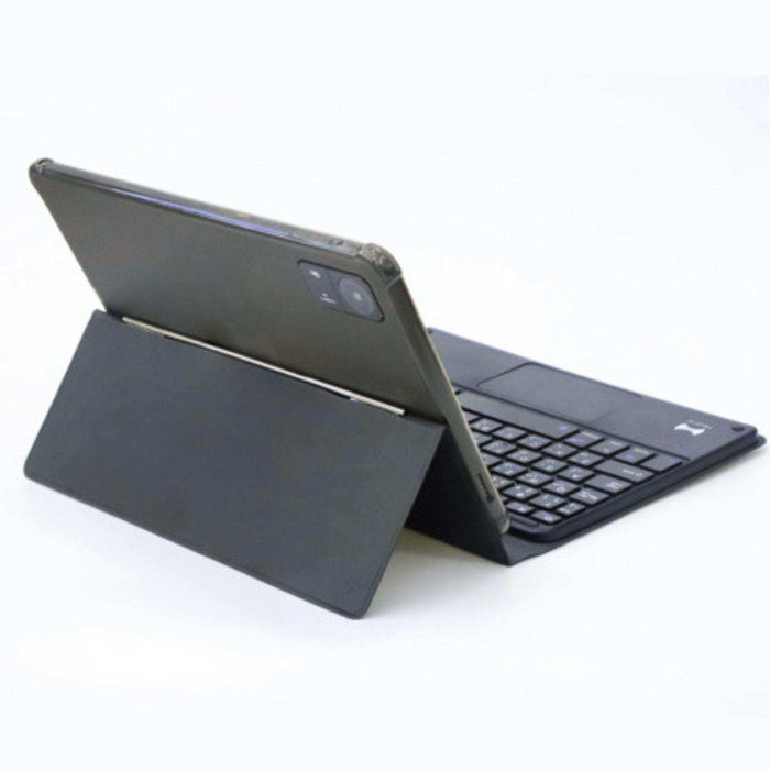 TUTT 2 in 1 Pro 10.1” Tablet LTE 4G SIM card 5G WiFi FHD Android 13 with Keyboard, Case, Stylus, 128GB +12GB RAM, 13/5MP Dual Camera, Octa-Core CPU GPS | 128GB | English-Arabic Key - TUTT