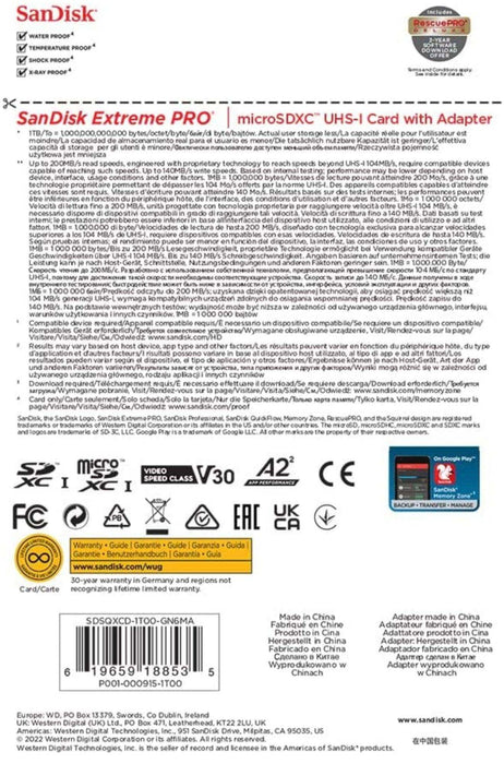 TUTT 3 in 1 | SanDisk 64/128/256/512GB 1TB Ultra microSDXC MicroSD Memory Card Up to 120MB/s, Full HD A1 + Lightning to SD Card iPhone iPad + 2-in-1 SD Card Reader USB3.0 5Gbps - TUTT