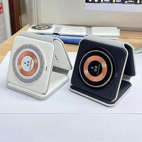 TUTT 3 in 1 Wireless Magnetic Foldable Charger Station Compatible with iPhone - TUTT