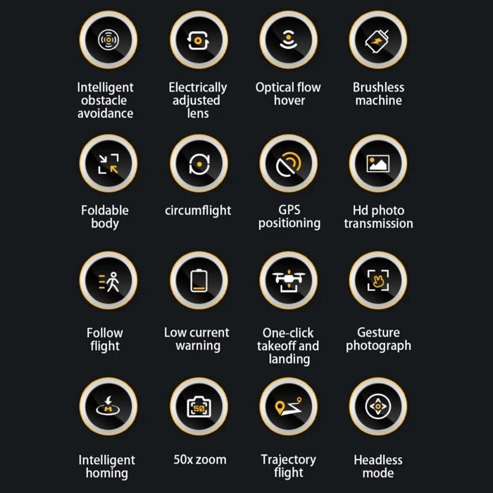 TUTT AE8 EVO 8K Professional GPS 5G Drone with Dual HD Camera 360 Optical Flow Laser Obstacle Avoidance 3-Axis Mechanical Gimbal & EIS Stabilization Intelligent Modes Brushless 2* Batteries 335gr - TUTT