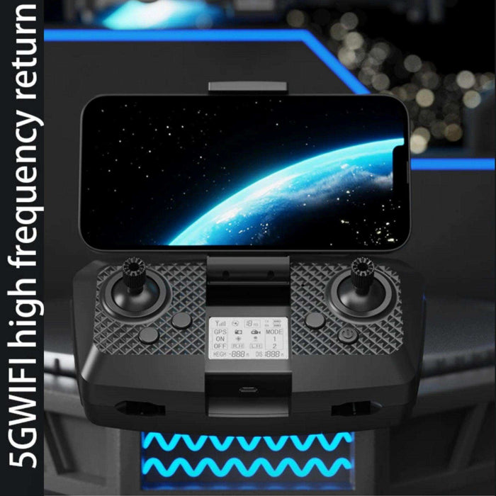 TUTT AE8 EVO 8K Professional GPS 5G Drone with Dual HD Camera 360 Optical Flow Laser Obstacle Avoidance 3-Axis Mechanical Gimbal & EIS Stabilization Intelligent Modes Brushless 2* Batteries 335gr - TUTT