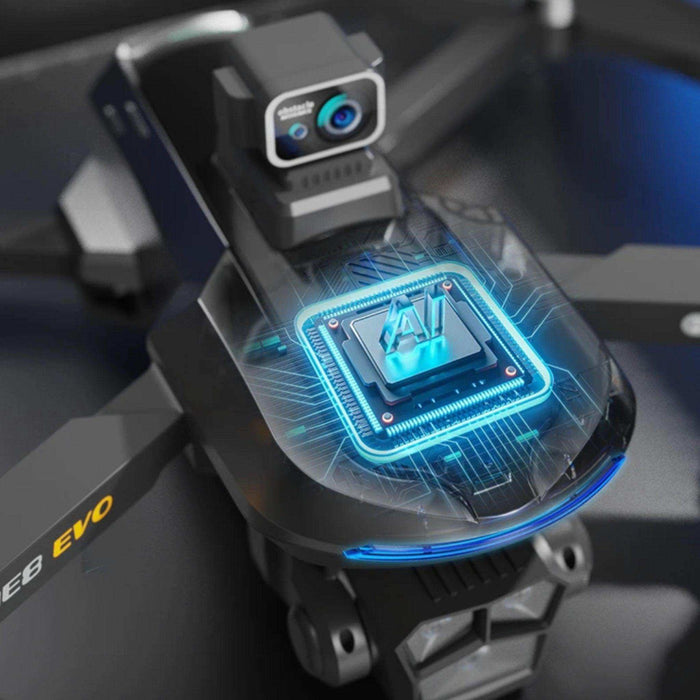 TUTT AE8 EVO 8K Professional GPS 5G Drone with Dual HD Camera 360 Optical Flow Laser Obstacle Avoidance 3-Axis Mechanical Gimbal & EIS Stabilization Intelligent Modes Brushless 2* Batteries 335gr - TUTT