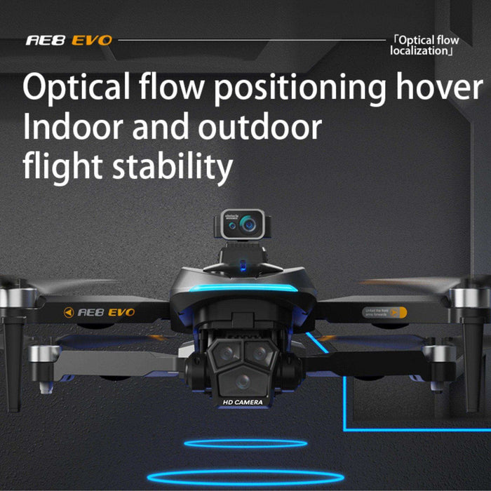 TUTT AE8 EVO 8K Professional GPS 5G Drone with Dual HD Camera 360 Optical Flow Laser Obstacle Avoidance 3-Axis Mechanical Gimbal & EIS Stabilization Intelligent Modes Brushless 2* Batteries 335gr - TUTT