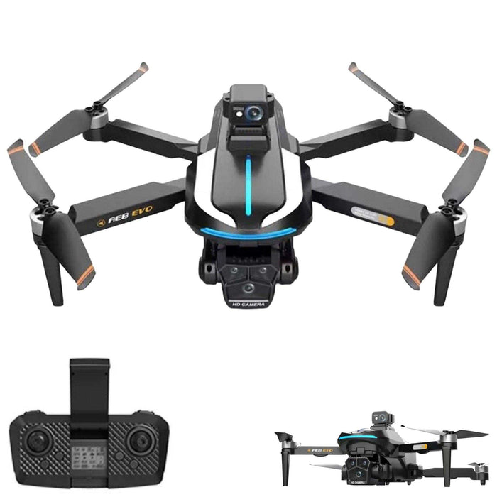 TUTT AE8 EVO 8K Professional GPS 5G Drone with Dual HD Camera 360 Optical Flow Laser Obstacle Avoidance 3-Axis Mechanical Gimbal & EIS Stabilization Intelligent Modes Brushless 2* Batteries 335gr - TUTT
