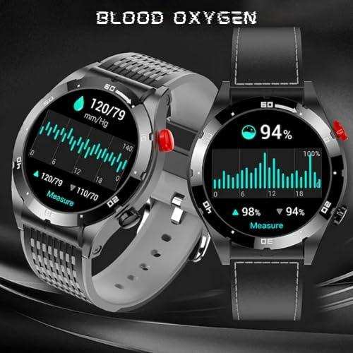 TUTT Sport Smartwatch AMOLED Screen Titanium Alloy BT Call AI Voice | Activity Fitness Tracker Smart Watch for Men Women - TUTT