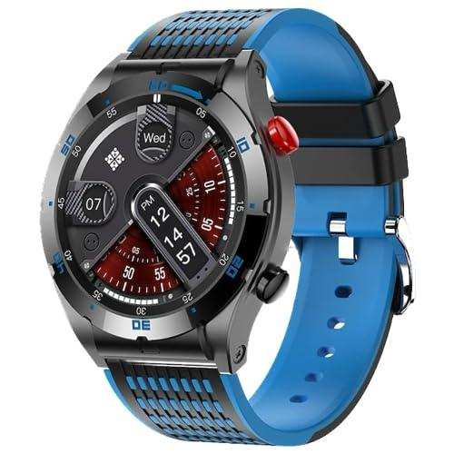 TUTT AMOLED Screen Titanium Alloy Men Fashion Sport Smart Watch Outdoor IP67 with Speaker BT Call AI Voice | Activity Fitness Tracker | Sleep, Stress Monitoring SmartWatch SOS - TUTT