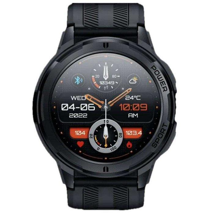 TUTT Smartwatch for Men | 1 ATM 10 Meter Depth AMOLED screen | 410mah Long Battery Life Fitness Health Tracking Smart Watch Military Rugged C25 - TUTT