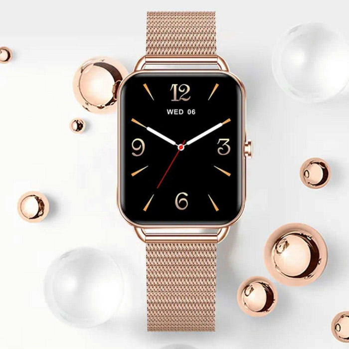 TUTT Classic Smartwatch Men Women AMOLED Touch Screen 1.65 Inch BT Calling Smart Watch Fitness Sports Tracker Rubber Straps DA2 - TUTT