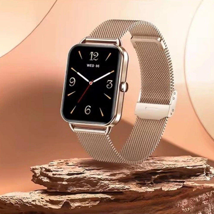 TUTT Classic Smartwatch Men Women AMOLED Touch Screen 1.65 Inch BT Calling Smart Watch Fitness Sports Tracker Rubber Straps DA2 - TUTT