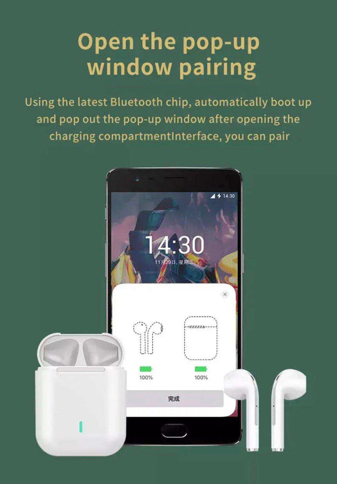 TUTT Classic Wireless Earbuds, Mini Bluetooth 5.3 Headphones HiFi Stereo, Wireless Earphones with ENC Noise Cancelling Mic, Touch Control, Type-C Charging, IPX7 Waterproof in Ear - TUTT