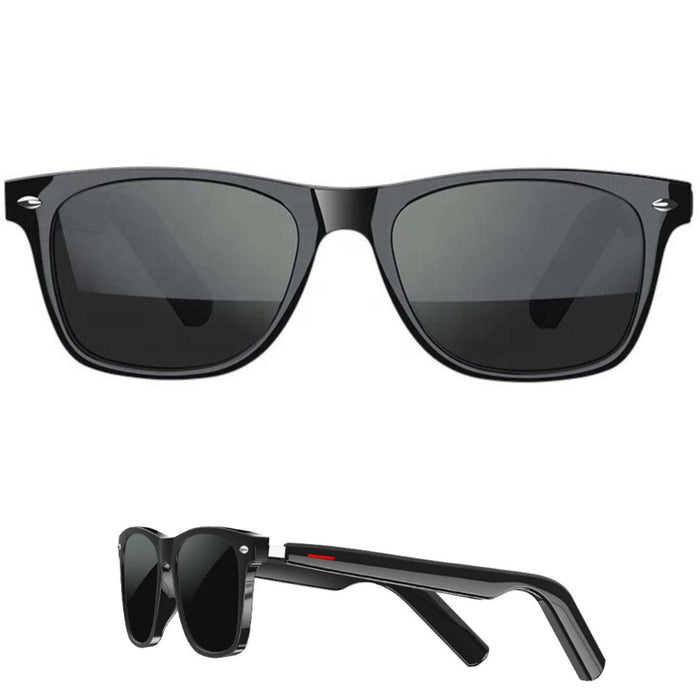 TUTT Bluetooth Smart Sunglasses | AI Voice Assistance Call & Music & Camera Control | HD UV Protection Anti Blue Ray | E13 Test Kit Gift - TUTT