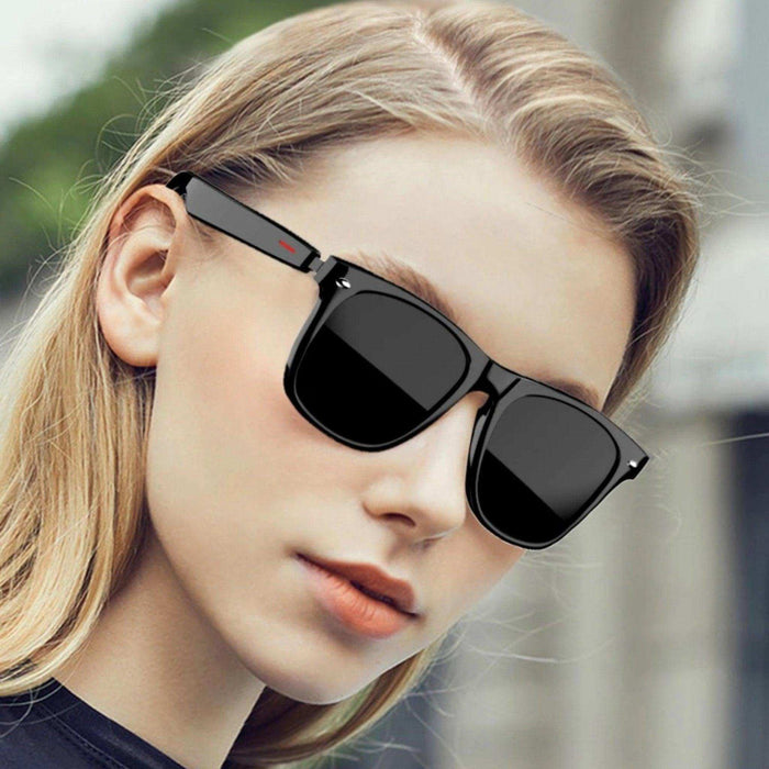 TUTT Bluetooth Smart Sunglasses | AI Voice Assistance Call & Music & Camera Control | HD UV Protection Anti Blue Ray | E13 Test Kit Gift - TUTT