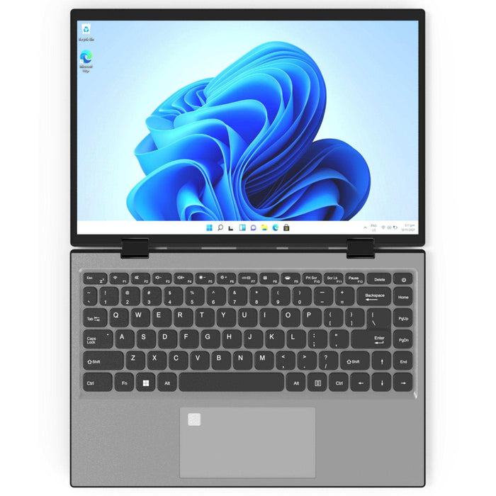 TUTT E140Y 2.2K 14'' IPS 2-in-1 Laptop Touch Screen 360° Flip Notebook Silver (1 TB SSD/ 32 GB RAM) | Intel® Processor N95 2.4G/5G WIFI BacklitKeyboard | Windows 11 Pro with Mouse - TUTT