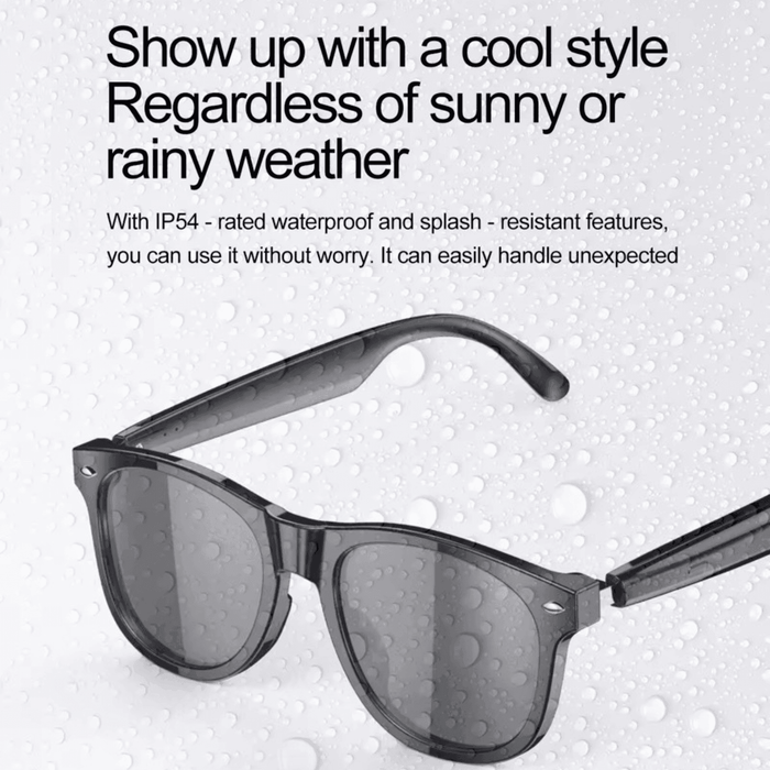 TUTT E8 Smart Bluetooth Sunglasses | AI Voice Assistance Call & Music | HD UV Protection | Anti-Blue Ray - TUTT