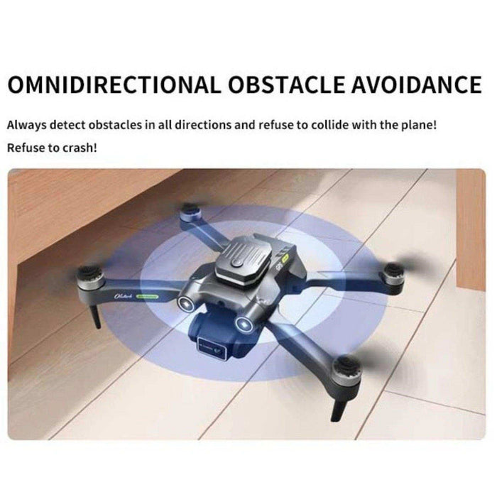 TUTT H25 4K HD GPS Mini Drone for Foldable RC Quadcopter, 5G Transmission 20 Flight Time, Brushless Motor, Auto return, Follow & Orbit & Pointway Intelligence 3D Flip Modes 2* Batt - TUTT