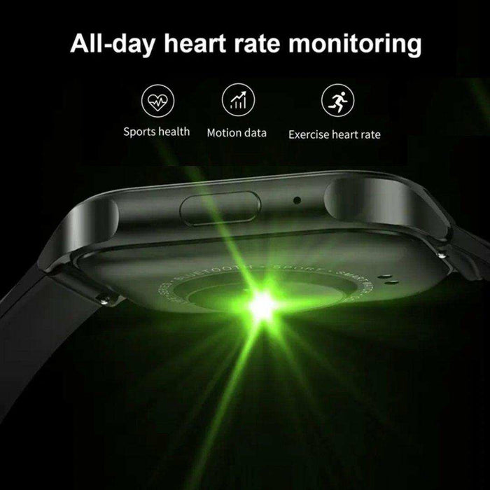 TUTT Classic Smartwatch AMOLED 2.04” Screen | GPS Exercise SpO2 Stress & Sleep Monitoring Calorie & Activity Tracker IP67 Men Women Smart Watch Two Straps Steel+ Rubber H6 - TUTT