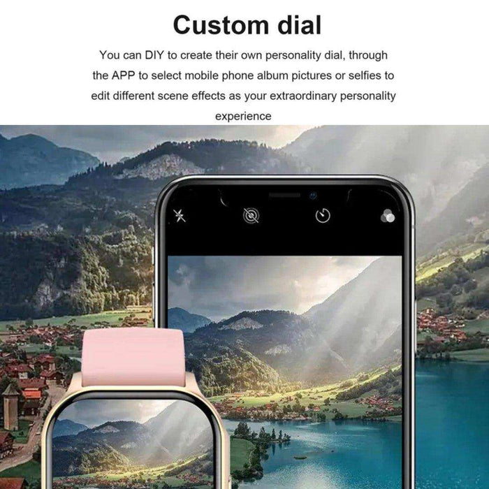 TUTT Classic Smartwatch AMOLED 2.04” Screen | GPS Exercise SpO2 Stress & Sleep Monitoring Calorie & Activity Tracker IP67 Men Women Smart Watch Two Straps Steel+ Rubber H6 - TUTT