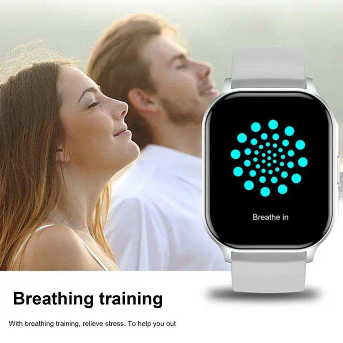 TUTT Classic Smartwatch AMOLED 2.04” Screen | GPS Exercise SpO2 Stress & Sleep Monitoring Calorie & Activity Tracker IP67 Men Women Smart Watch Two Straps Steel+ Rubber H6 - TUTT