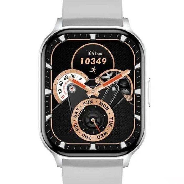 TUTT Classic Smartwatch AMOLED 2.04” Screen | GPS Exercise SpO2 Stress & Sleep Monitoring Calorie & Activity Tracker IP67 Men Women Smart Watch Two Straps Steel+ Rubber H6 - TUTT