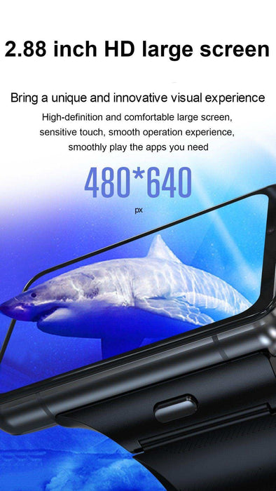 TUTT iS9 4G Smart Watch Phone Android 2.8” AMOLED IPS Screen 5+13 MP Dual Camera 4GB+64GB Quad-Core CPU, IP67 Waterproof, 4G/LTE Call, GPS, WiFi, Sports Fitness, Health Tracker - TUTT