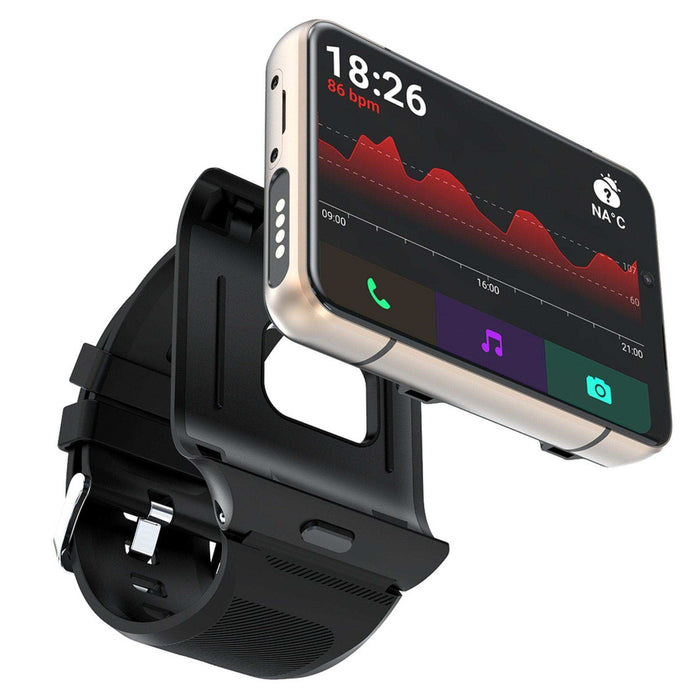 TUTT iS9 4G Smart Watch Phone Android 2.8” AMOLED IPS Screen 5+13 MP Dual Camera 4GB+64GB Quad-Core CPU, IP67 Waterproof, 4G/LTE Call, GPS, WiFi, Sports Fitness, Health Tracker - TUTT