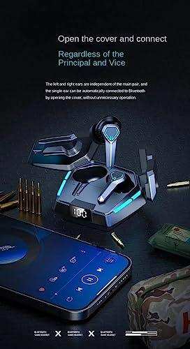 TUTT JX10 TWS Wireless Earbud  Gaming BT 5.3 | Headset Sport LED Display | Noise Cancelling  Earphones  for Pro Gamers - TUTT