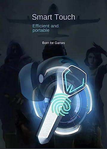 TUTT JX10 TWS Wireless Earbud  Gaming BT 5.3 | Headset Sport LED Display | Noise Cancelling  Earphones  for Pro Gamers - TUTT