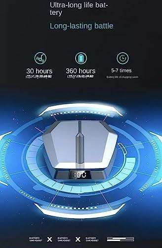 TUTT JX10 TWS Wireless Earbud  Gaming BT 5.3 | Headset Sport LED Display | Noise Cancelling  Earphones  for Pro Gamers - TUTT