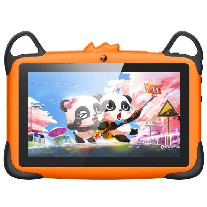 TUTT K7 Drop-Resistant Eva Case Shell HD 7” Kid’s Learning Educational Tablet 8GB Memory (Extendable) Android Dual Camera Parental Control Kid Tablet - TUTT