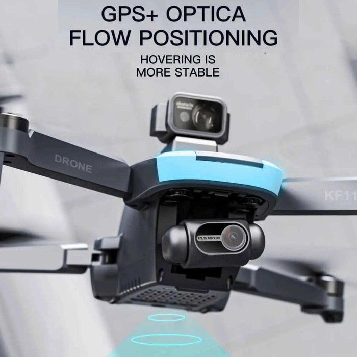 TUTT KF110 Professional 5G MINI Drone Dual 4K Cameras Optical Flow Mechanical + EIS Stabilization 226g Brushless Motor Laser Obstacle Avoidance Follow/Orbit/Waypoint Modes 2* Batteries - TUTT