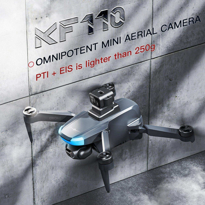 TUTT KF110 Professional 5G MINI Drone Dual 4K Cameras Optical Flow Mechanical + EIS Stabilization 226g Brushless Motor Laser Obstacle Avoidance Follow/Orbit/Waypoint Modes 2* Batteries - TUTT