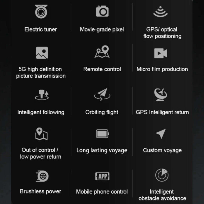 TUTT KF613 5G WiFi GPS Mini Drone Brushless Motor RC Quadcopter 4K HD Camera Obstacle Avoidance Gimbal Intelligence Follow Me and Orbit Modes Quadcopter 2* Batteries - TUTT